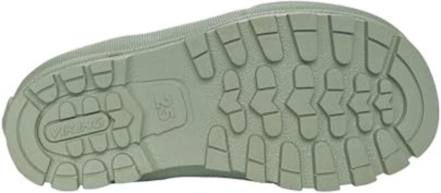 Unisex Kinderen Regenboots Retro Stijl Olijf