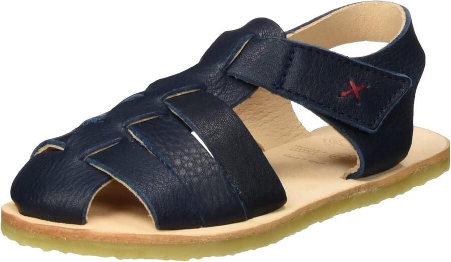 Unisex Kindersandalen Blauw Leer Voor Zomer en Vakantie