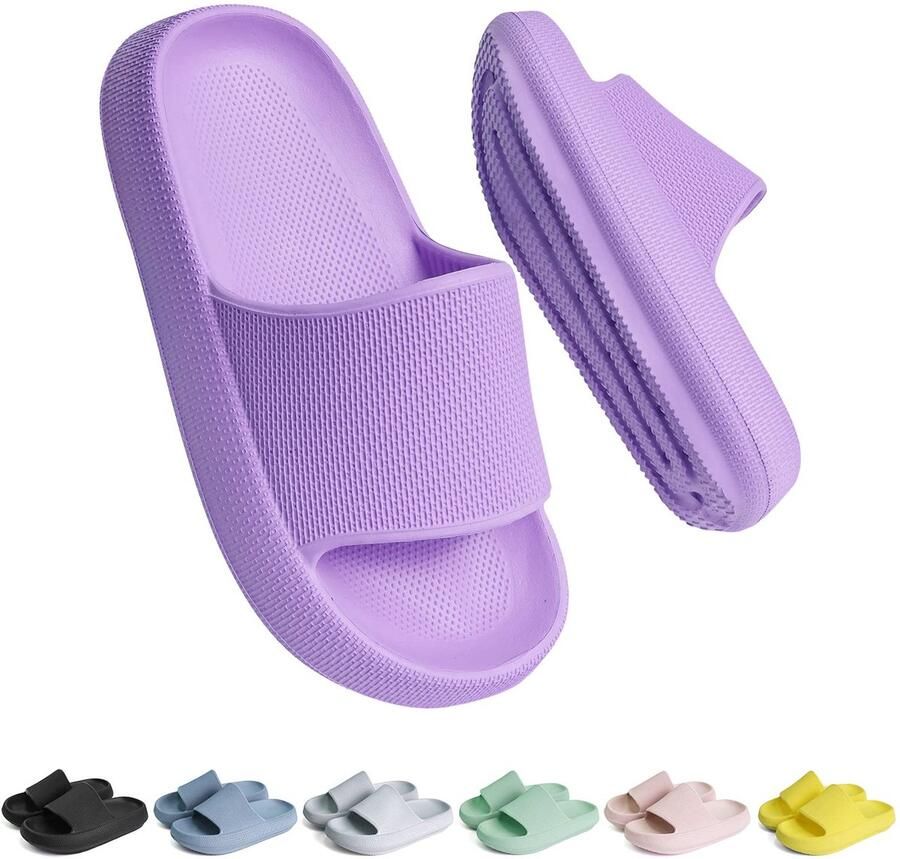 Unisex kinderslippers badslippers Cozy Slides Clouds slippers Originele EVA zachte dikke zool antislip zwembad strand badschoenen 29-37