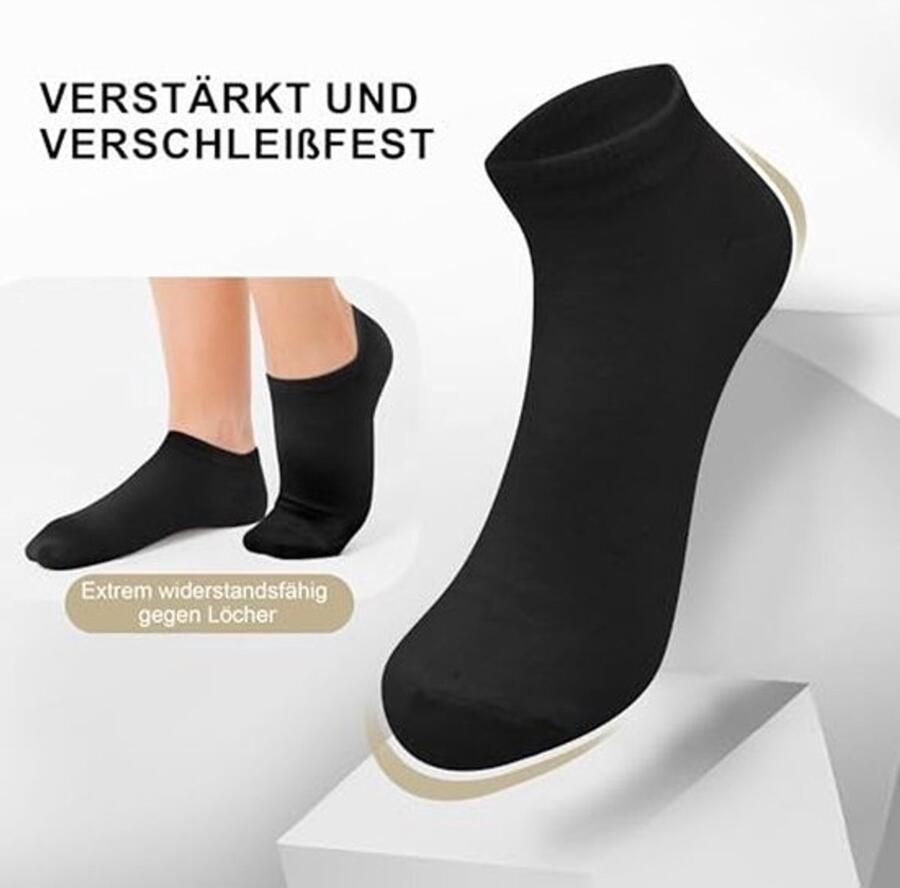 Unisex korte sportsokken 12 paar Katoenen trainersokken Zwart en grijs