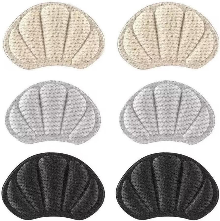 Unisex Kussens voor Voeten 6 Paar Zelfklevende Inlegzolen voor Comfort Bescherming en Voetverzorging voor en Geschikt voor Sneakers en Hakken
