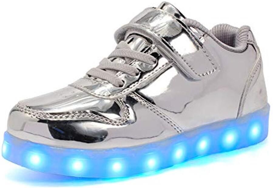Unisex Low-Top LED Sneakers voor Kinderen Multikleurig Oplaadbaar en Lichtgevende Schoenen
