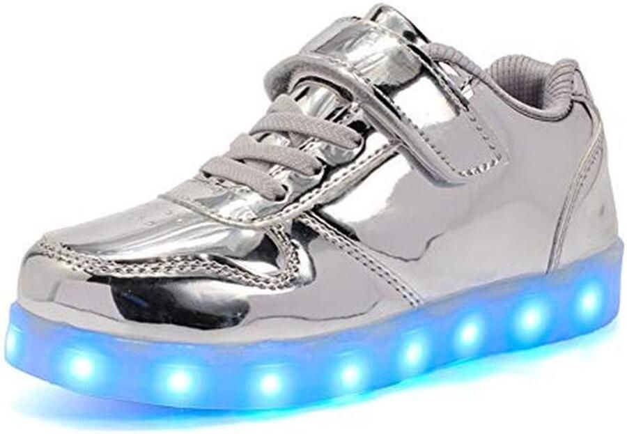 Unisex Low-Top LED Sneakers voor Kinderen Multikleurig Oplaadbaar en Lichtgevende Schoenen