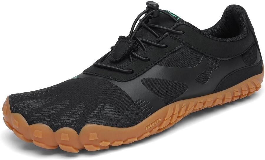 Unisex minimalistische barefoot schoenen Ade d en snel droog Zwart