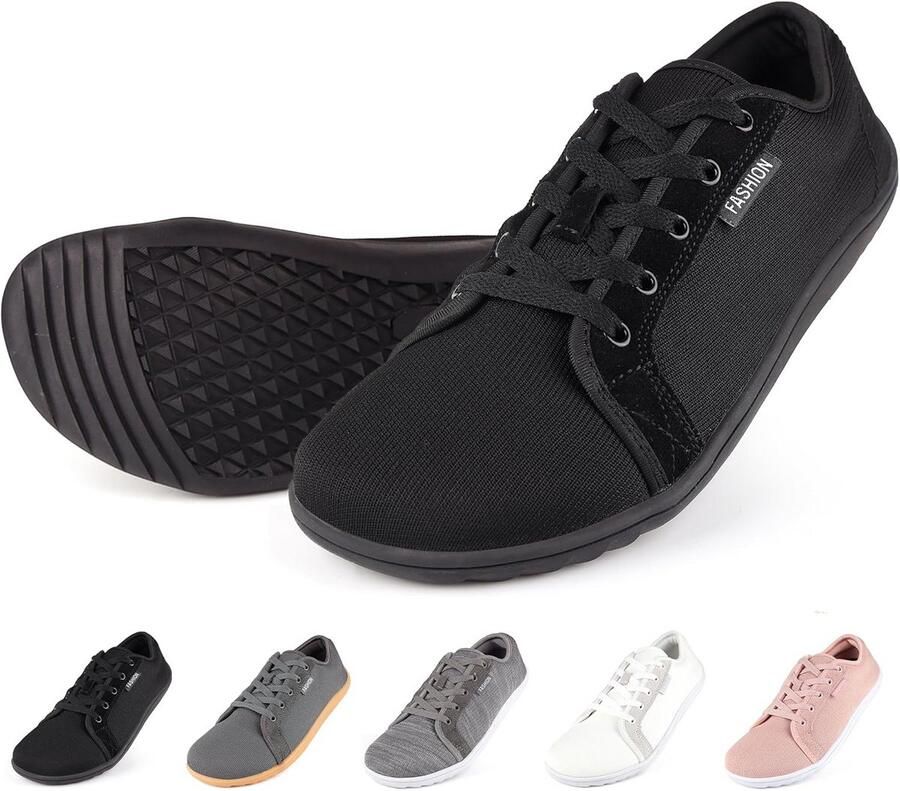 Unisex Minimalistische Barefoot Sneakers Breed Lichte Sportschoenen voor Trail & Hardlopen