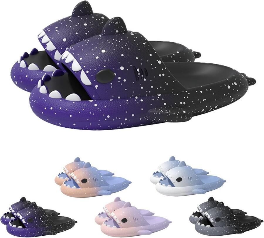 Unisex Pantoffels met Sterren en Wolkenpatroon Zachte EVA Slides