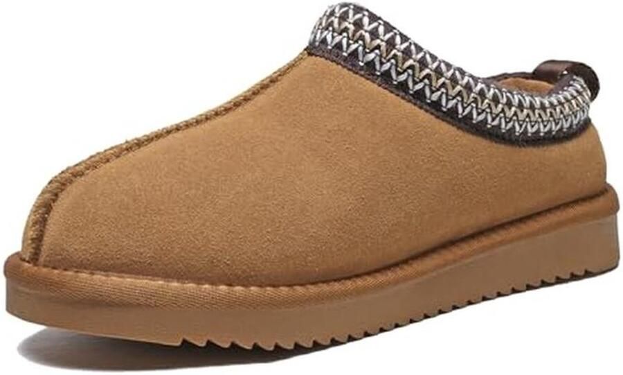 Unisex Platform Slippers voor Volwassenen Comfortabele Fleece Gevoerde Enkellaarzen