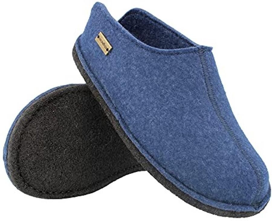 Unisex Slippers van Vilt Blauw