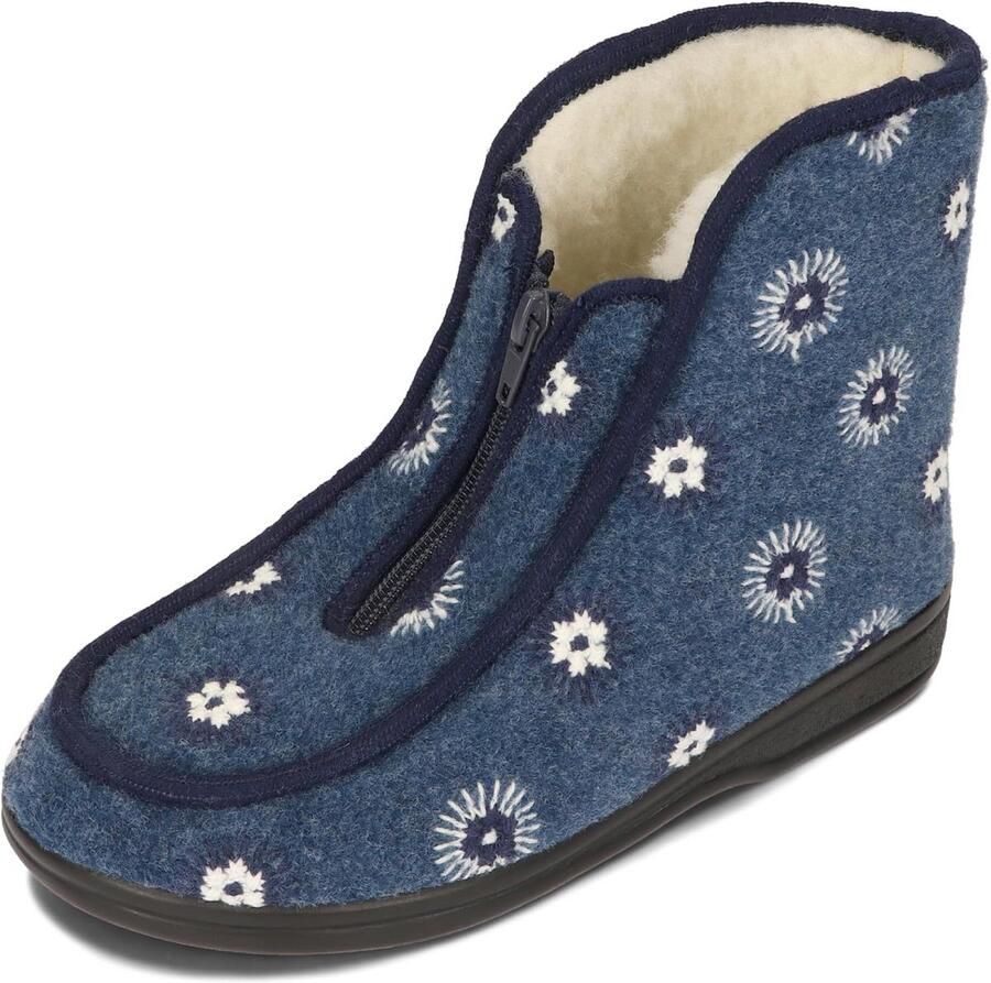 Unisex Vilt Pantoffels met Schapenwol Hoge Kwaliteit Comfortabele Slippers 36-46