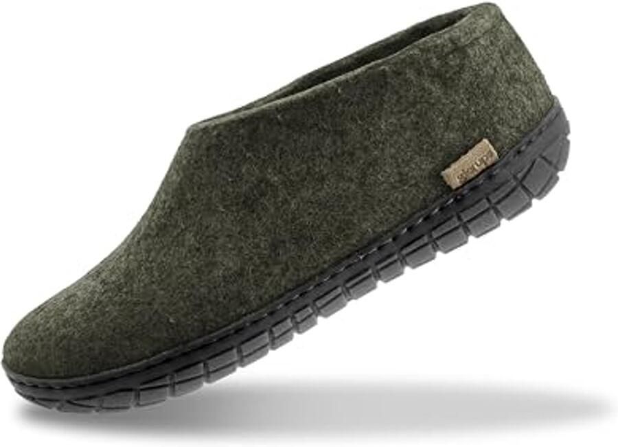 Unisex Vilten Pantoffels in Groen voor Volwassenen Comfortabele Slippers