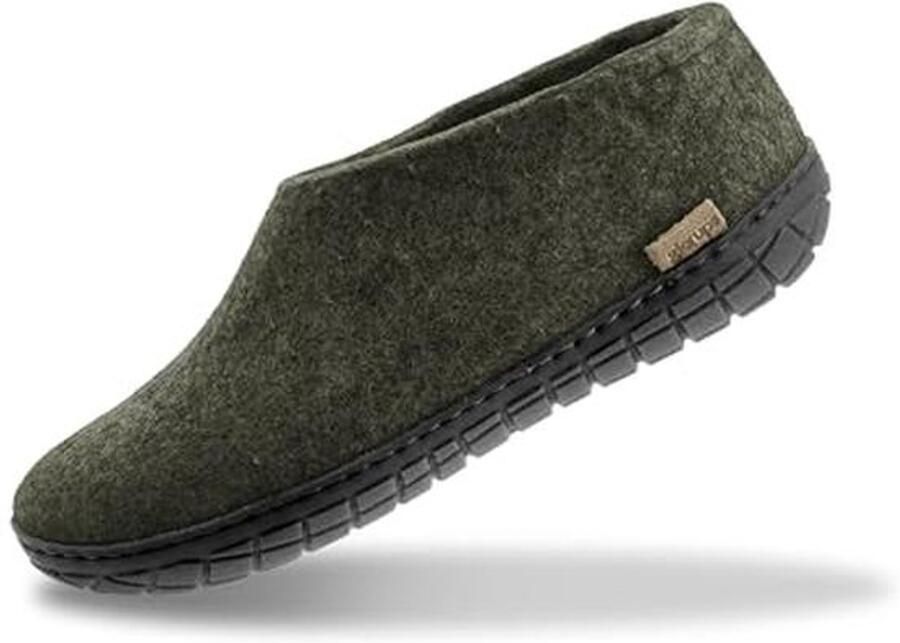 Unisex Vilten Pantoffels in Groen voor Volwassenen Comfortabele Slippers