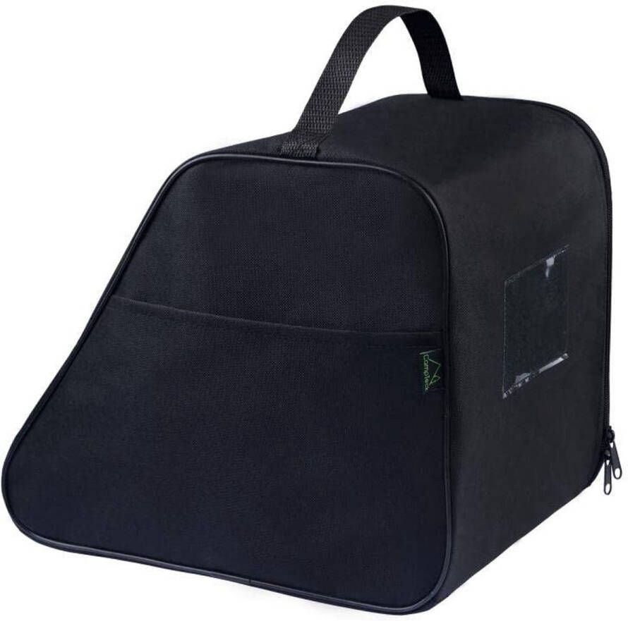 Unisex wandellaarstas voor modderige laarzen zwart Eén