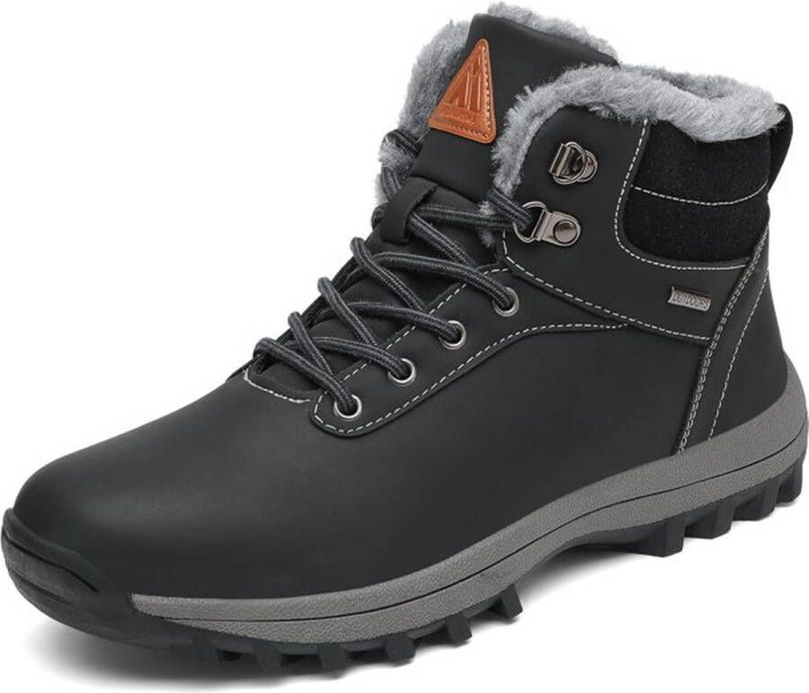 Unisex Winter Enkelboots Waterdicht Antislip Sneeuwlaarzen Perfect voor winterse activiteiten Zwart