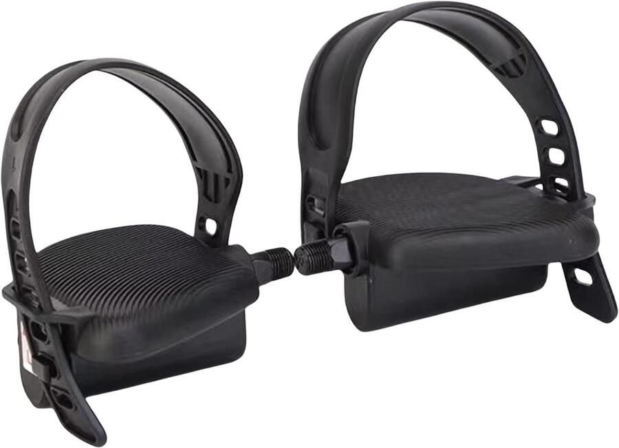 Universele Hometrainer Pedalen met Verstelbare Voetriemen voor Spin Bike