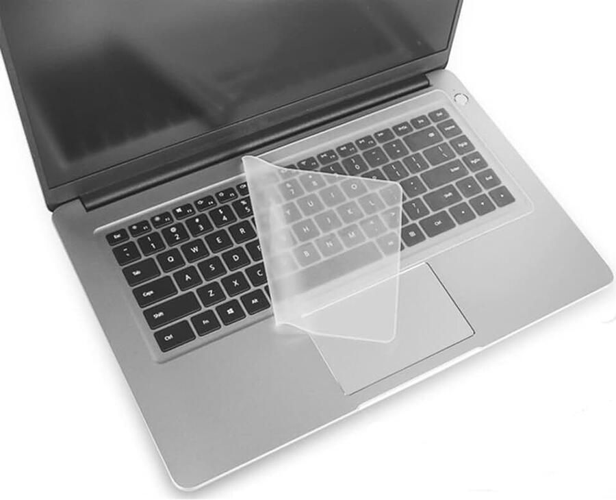 Universele siliconen toetsenbordbeschermfolie anti-stof waterdicht toetsenbordbeschermer siliconen beschermhoes compatibel met 15-17 inch laptops notebooks netbooks enz