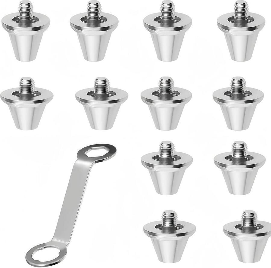 Universele Voetbalschoen Noppen Vervangingsset 12 Stuks Aluminium Duurzaam