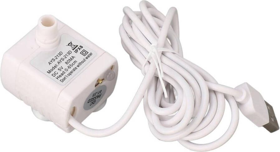 USB 5 V Silent Pet Fountain Pump Prevent Dry Burn Brushless Pumps Motor-Operated Cat Anti-Dry Submersible Water Pump with Cable