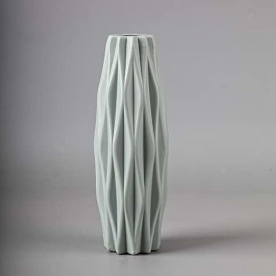 Vazen Home Decor Anti-Keramische Vazen Imitatie Rotan Bloem Vaas Europese Bruiloft Moderne Decoraties Onbreekbare Mand (Kleur: Bruin)