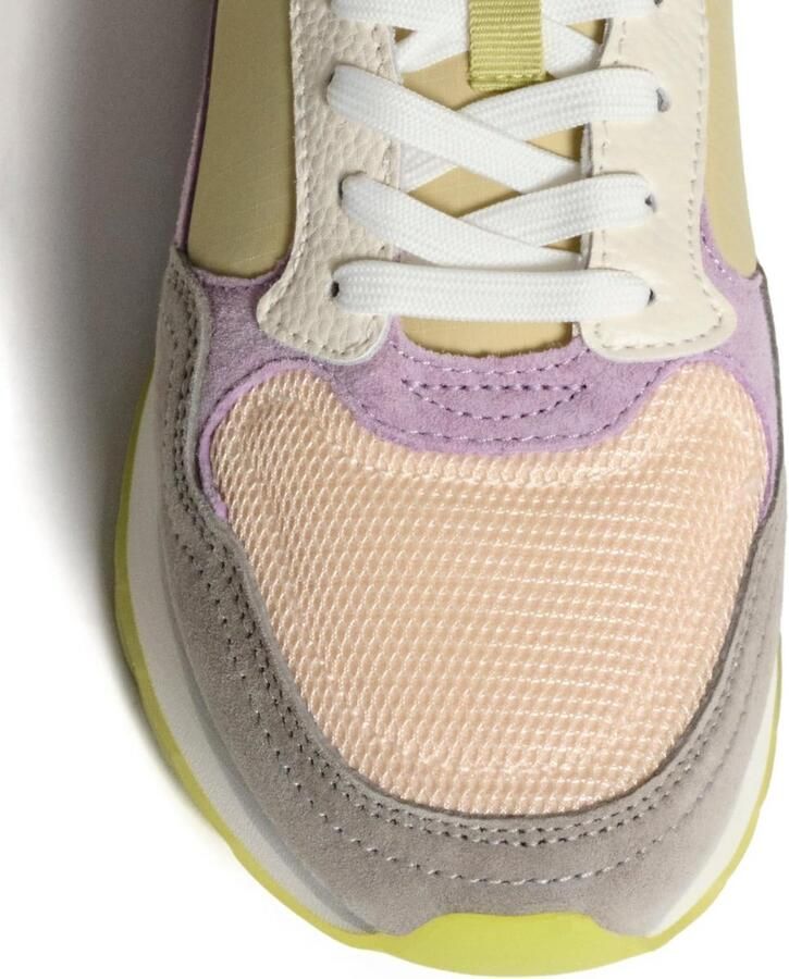 Veelkleurige damessneakers met comfortabele zool