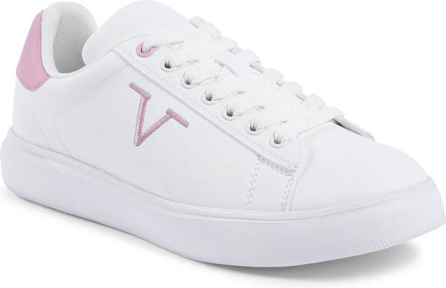 19v69 Italia Multicolor Synthetisch Leren Sneaker White Dames