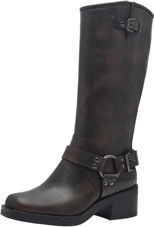 Vegan Dames Laarzen met Comfortabele TOUCH-IT Zool en Blokhak