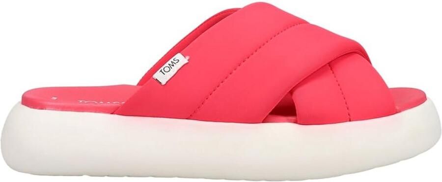 Veganistische Instapslippers Roze Dames Comfortabele Crossover Slipper