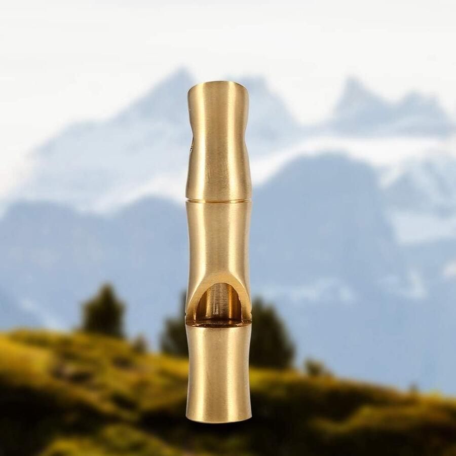 Veiligheid en Overleving Outdoor Handgemaakte Hoge Decibel Messing