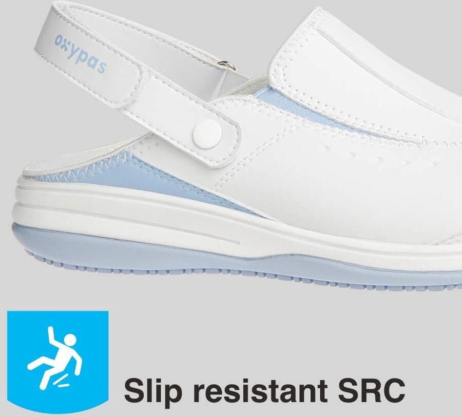 Veiligheidsschoenen clogs 39 EU Wit Lichtgewicht Comfortabel voor zorg en horeca ShopVlot