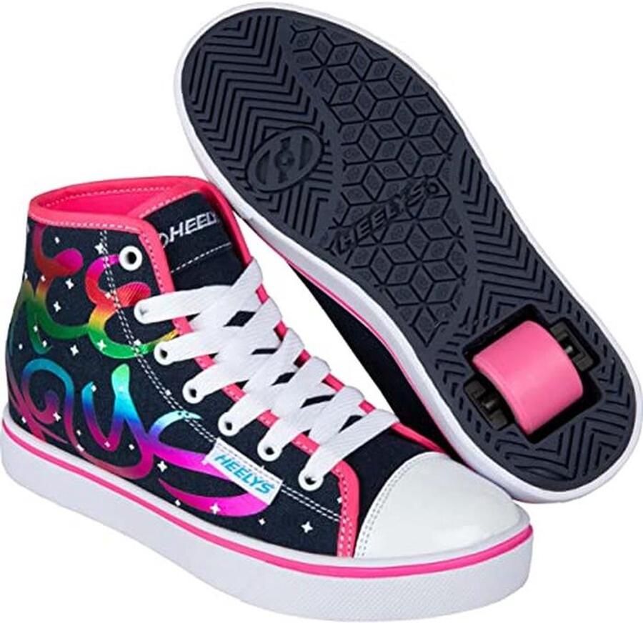 Veloz sneakers voor kinderen Uniseks Denim Regenboog