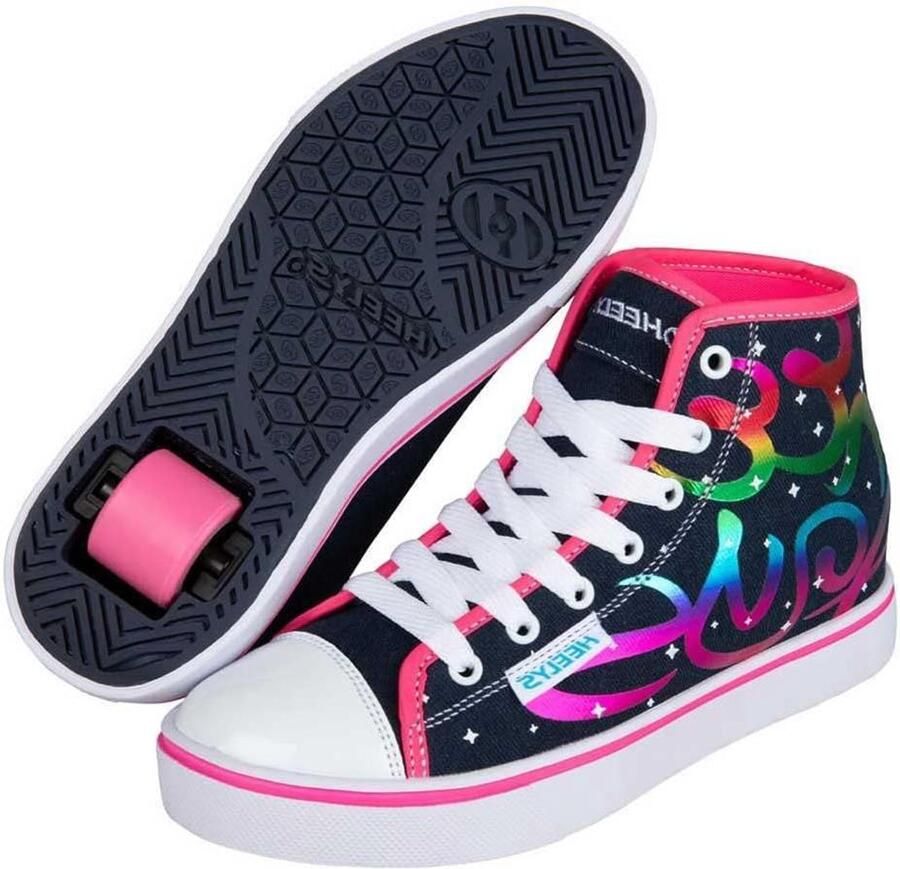 Veloz Trainers Schoenen met wielen Vrije tijd Regenboog design Uniseks volwassene Multicolor