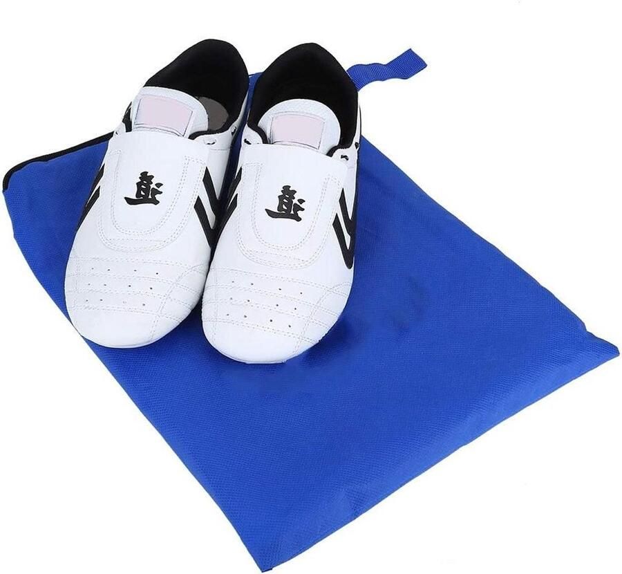 Velto95 Taekwondo schoenen Vechtsporten Lichtgewicht Sneaker Sport Boksen Kung fu TaiChi Voor nen en Blauw Met opbergtas