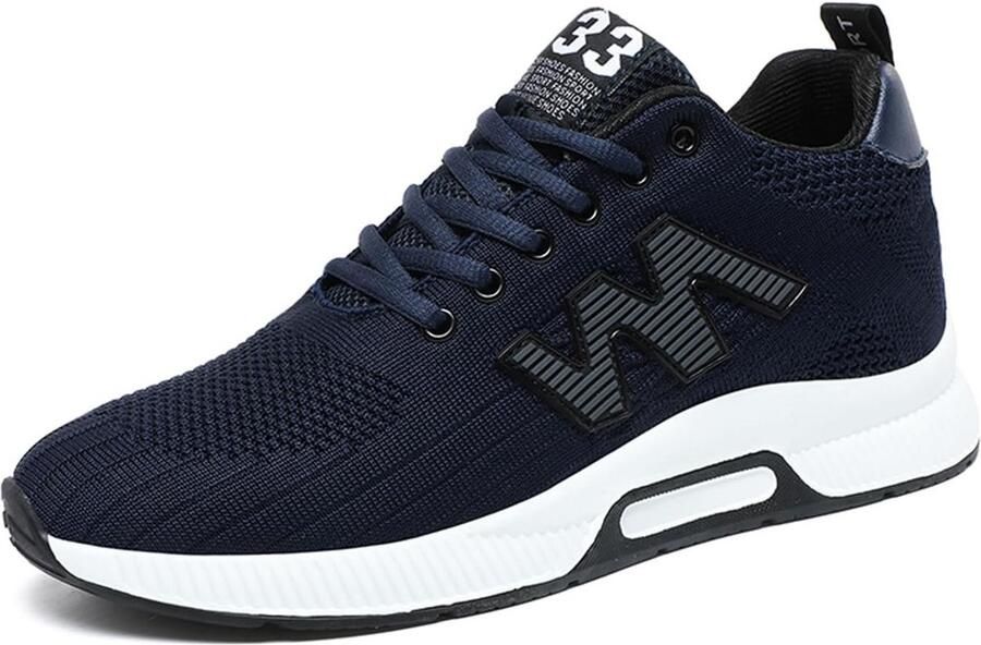 Verhoogde Sneakers Heren Onzichtbare Hoogtevergroting Zichtbaar