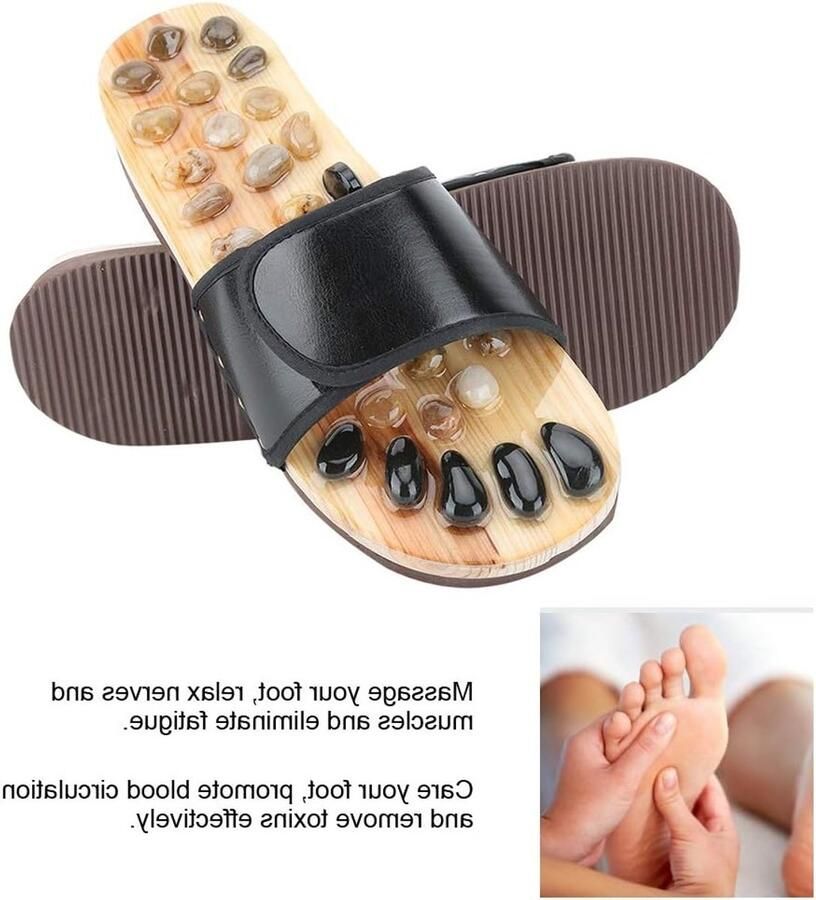 Verzachtende Acupunctuur Sandalen voor Voetmassage Reflexologie en Ontspanning Ideaal voor Gezondheid en Welzijn