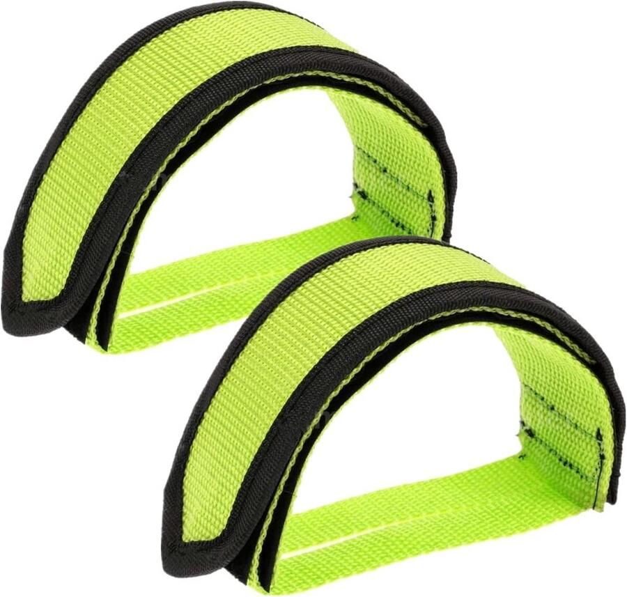 Verstelbare Antislip Fietspedalen Banden voor Mountainbike en Beginners (Groen)