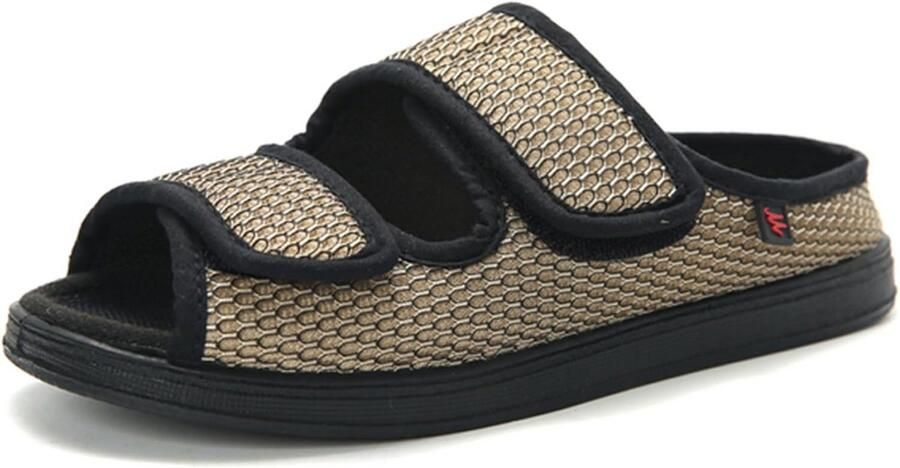 Verstelbare Comfort Pantoffels voor Gezonde Voeten met Klittenband