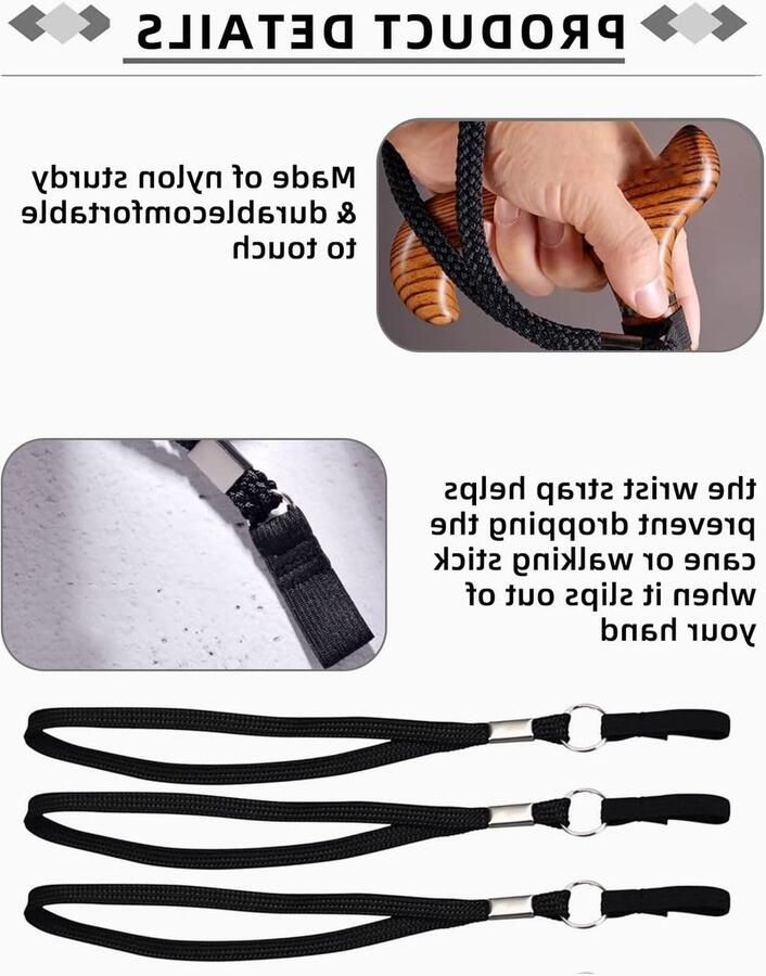 Verstelbare Elastische Polsbanden voor Wandelschoenen 8 Stuks Handige Accessoires voor Senioren en Gehandicapten Ideaal voor Wandelen en Hiking