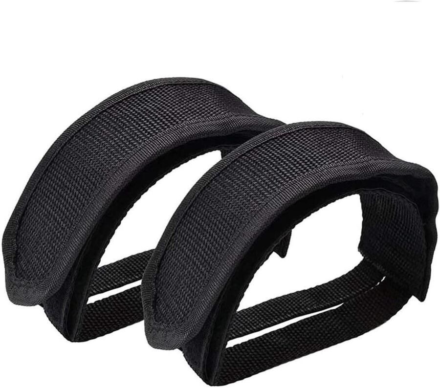 Verstelbare fietspedalen rie voor kinderen 1 paar nylon voetbanden