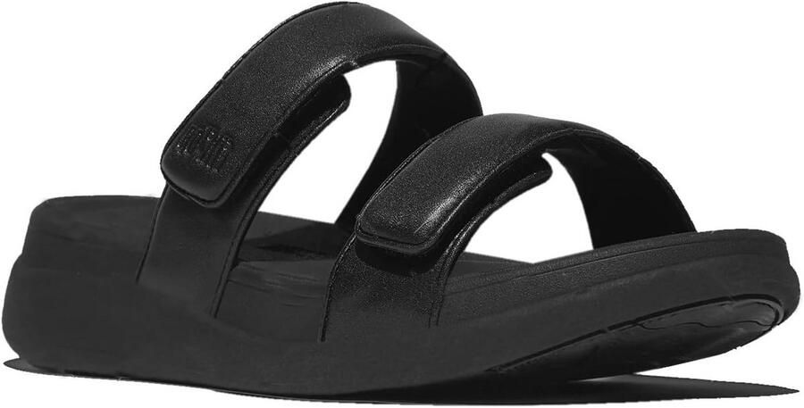 Verstelbare Flatform Slippers met Twee Bandjes voor Vrouwen