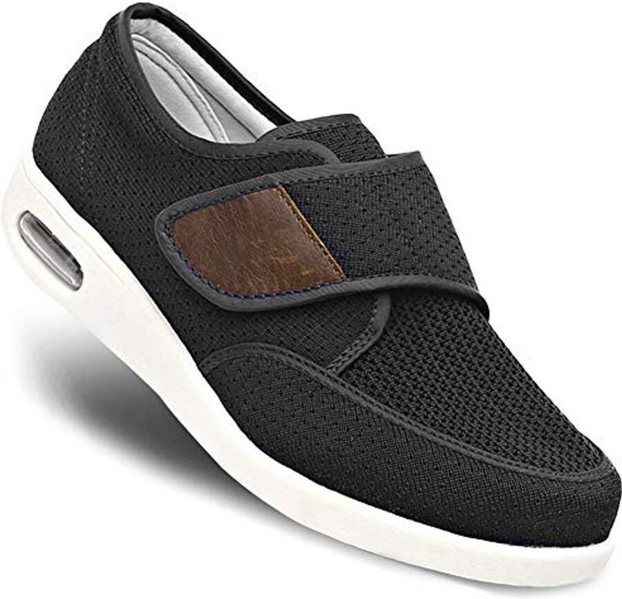 Verstelbare Heren Oedeem Diabetische Schoenen Lichtgewicht en Comfortabel voor Ouderen met Zwelling