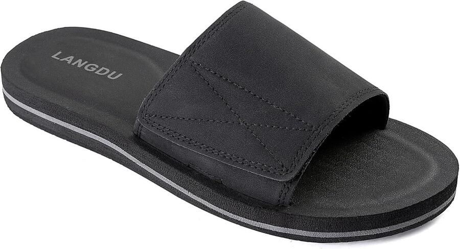 Verstelbare Heren Sliders Sandalen Lichtgewicht Slippers