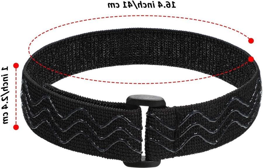 Verstelbare laarzenbanden met kleefband elastische en antislip laarzenrie voor stevige grip (3 paar)