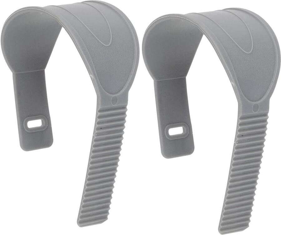 Verstelbare Pedaalrie Fietsrie Voetrie Hometrainer Gebruik Antislip Rubber Donkergrijs