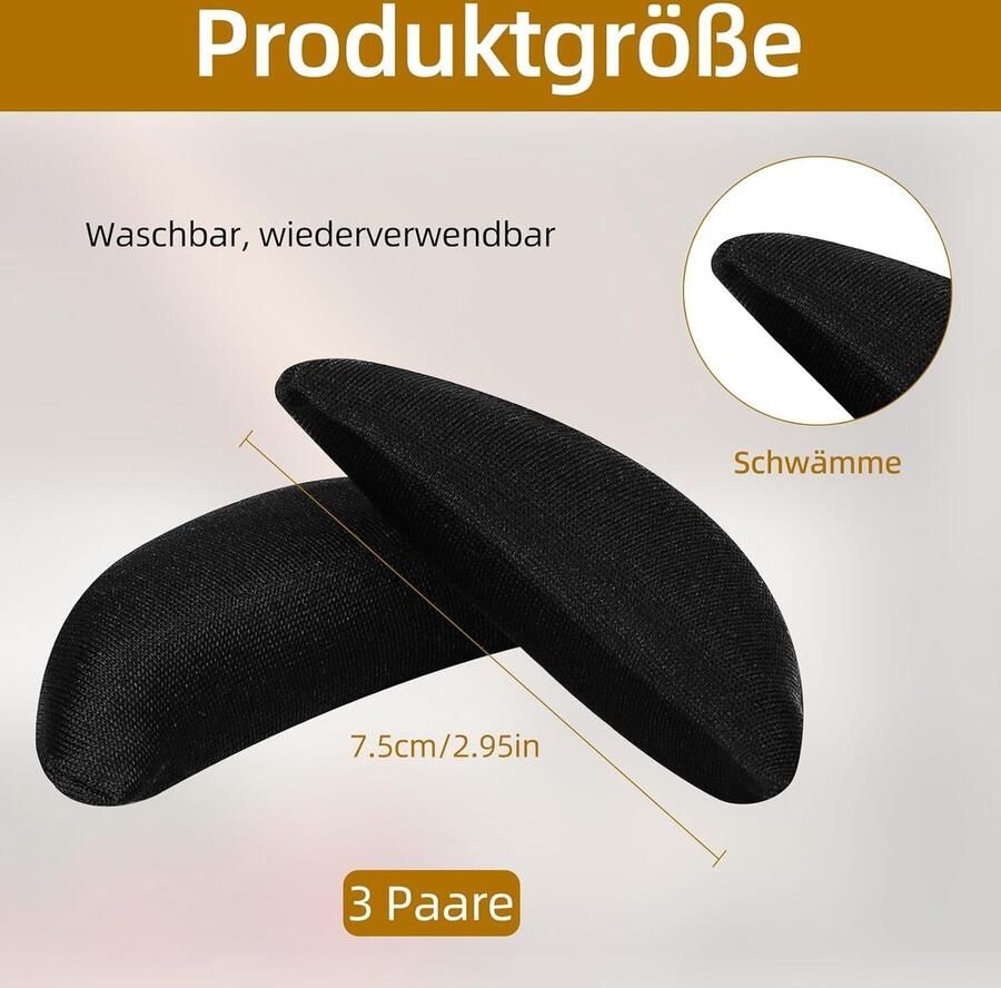 Verstelbare schoenpads voor te grote schoenen zachte teeninzetstukken en kussens voor optimale pasvorm en comfort bij hoge hakken en pumps