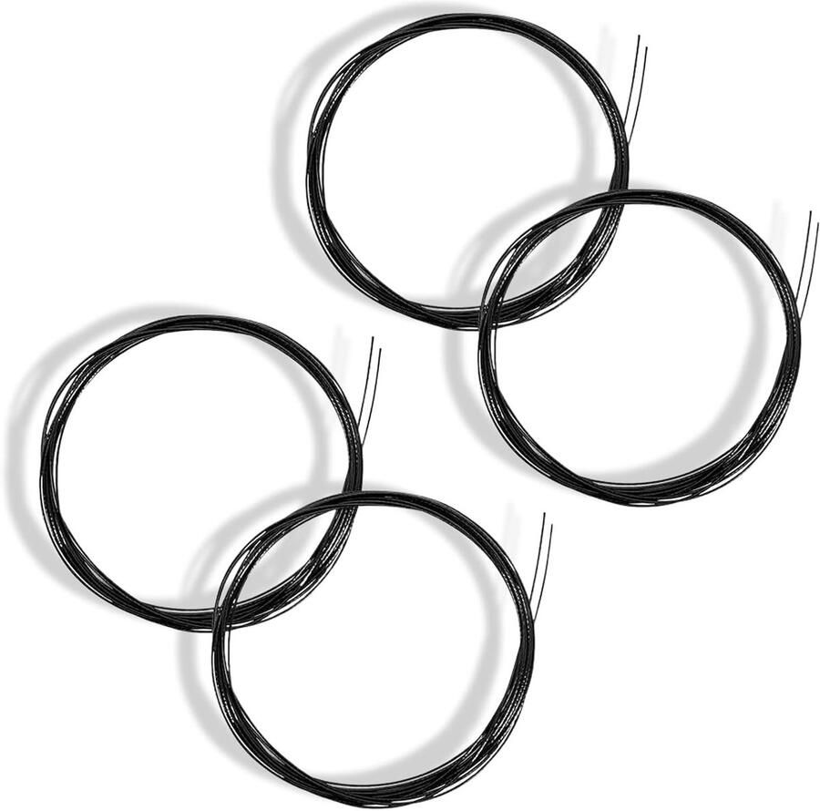 Verstelbare Twist Sluiting Set van Vier Snelschoenen met Stalen Kabel voor Sport School en Dagelijks Gebruik