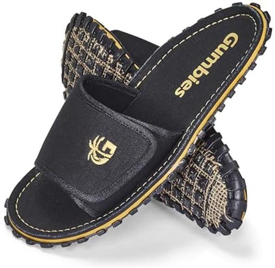 Verstelbare uniseks slippers met ergonomisch voetbed en gerecyclede rubberen zool Comfort voor elke voet