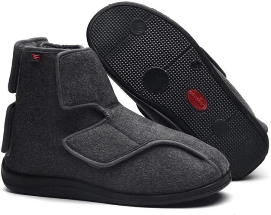 Verstelbare wandelschoenen voor voetproblemen comfortabele diabetische schoenen met luchtdoorlatende zool en gripzool