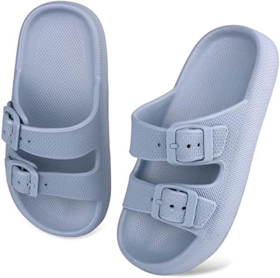 Verstelbare Zomerse Sandalen voor en Comfortabele EVA Slippers met Dubbele Gesp