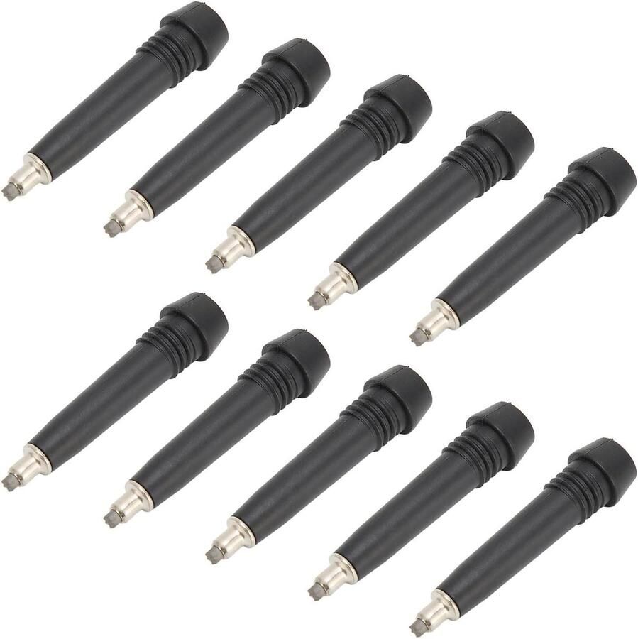 Verstevigende Antislip Tips voor Wandelschoenen 10 Stuks Tungsten Stalen Crutch Tips voor Stabiliteit op Paden en Trails