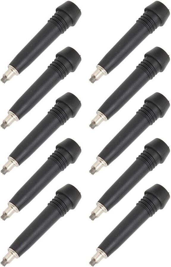 Verstevigende Antislip Tips voor Wandelschoenen 10 Stuks Tungsten Stalen Crutch Tips voor Stabiliteit op Paden en Trails