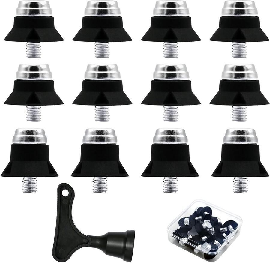 Vervangende doppen voor voetbalschoenen Aluminium legering 2 mm en 16 mm M5 schroefdraad Ideaal voor sport en training